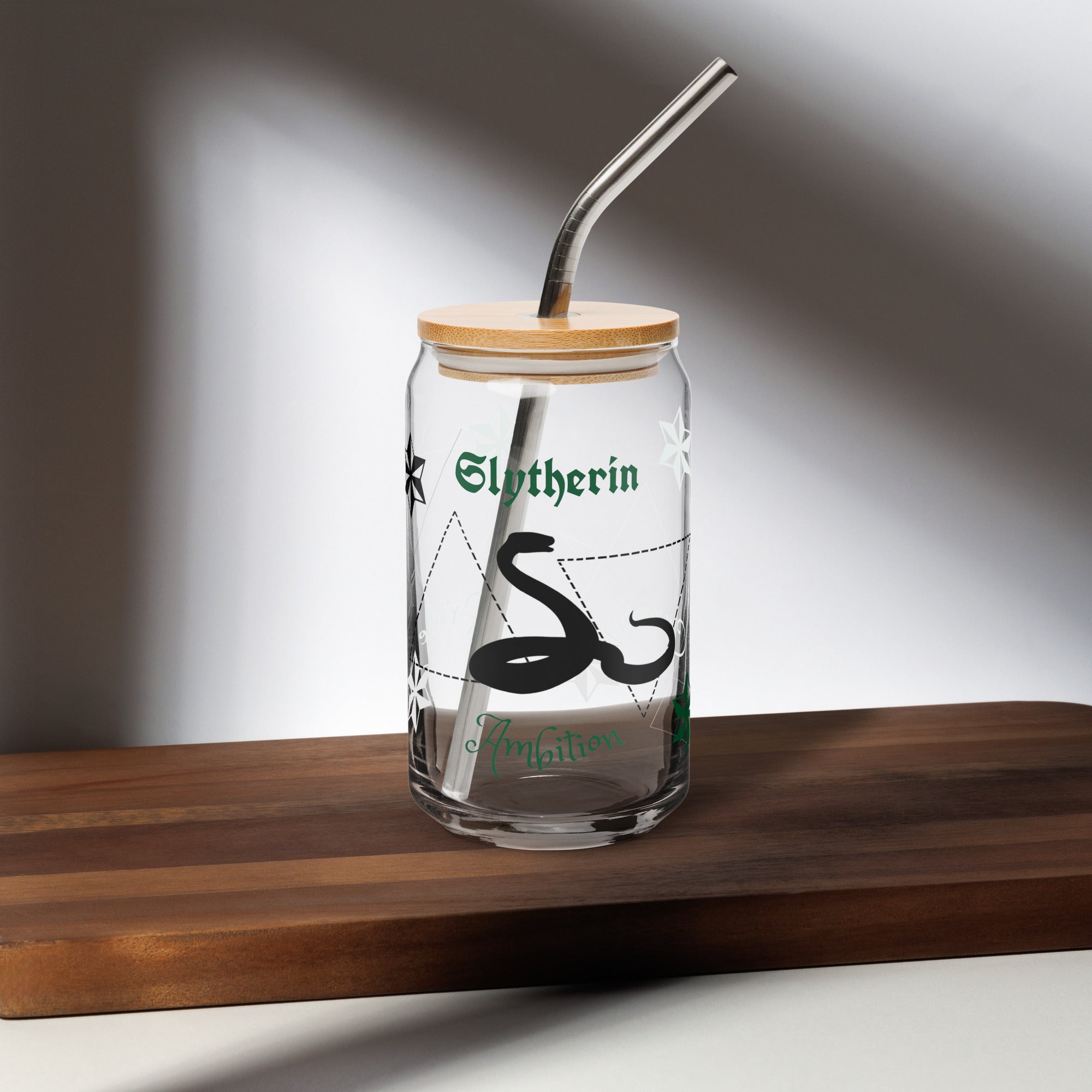 Slytherin House Glass Cup