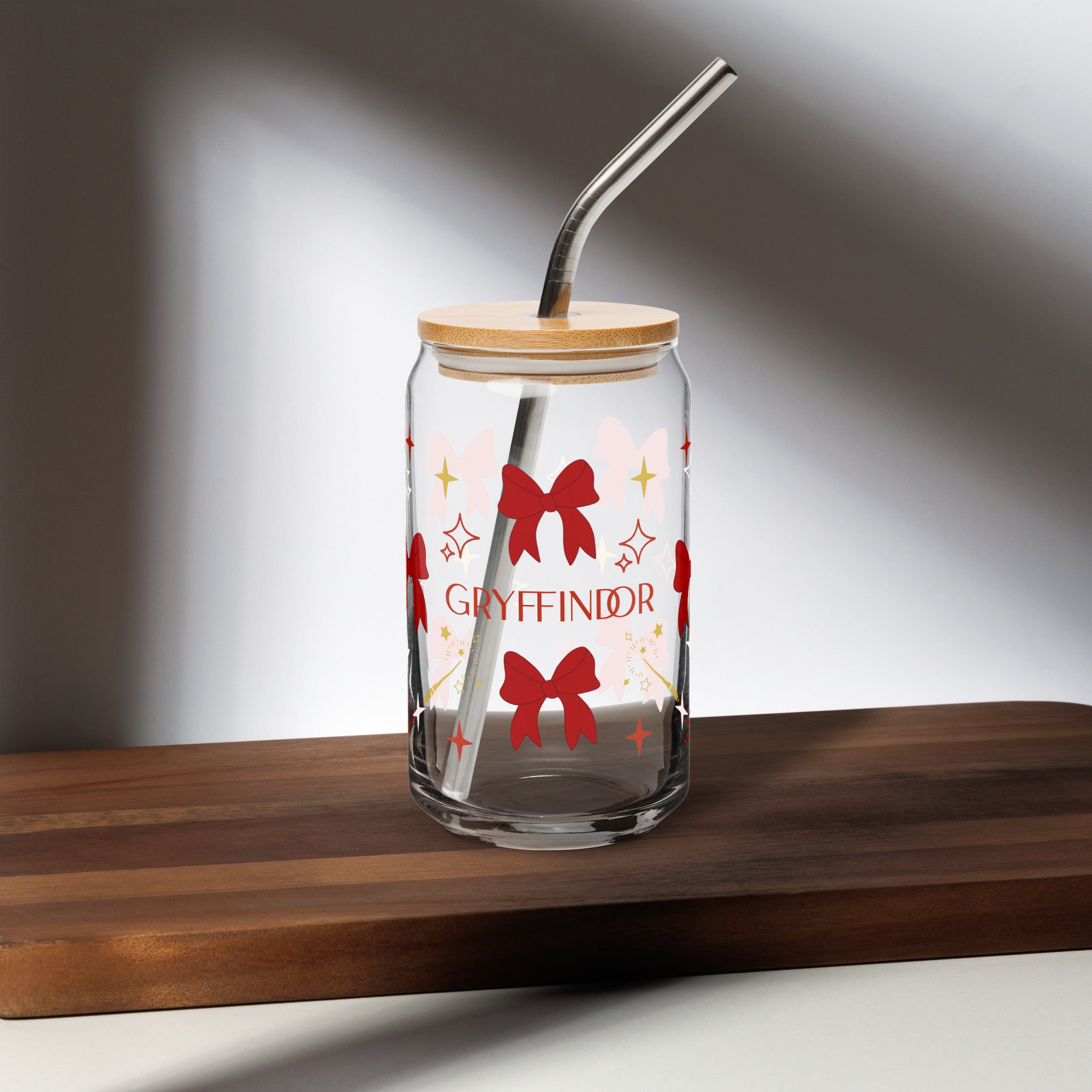 Gryffindor Harry Potter Can-shaped glass Bow Collection