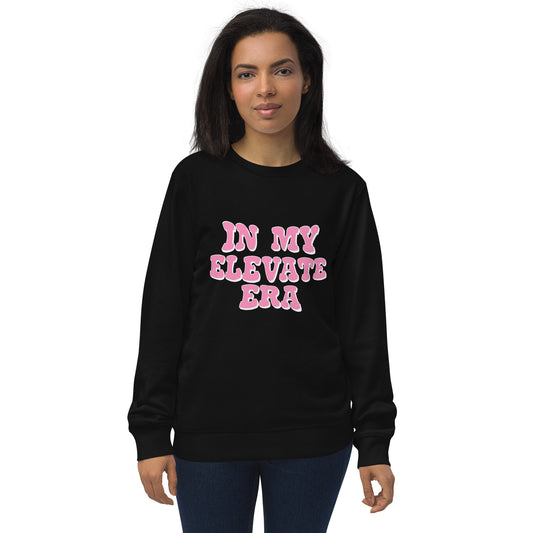 In my Elevate Era Unisex organic sweatshirt